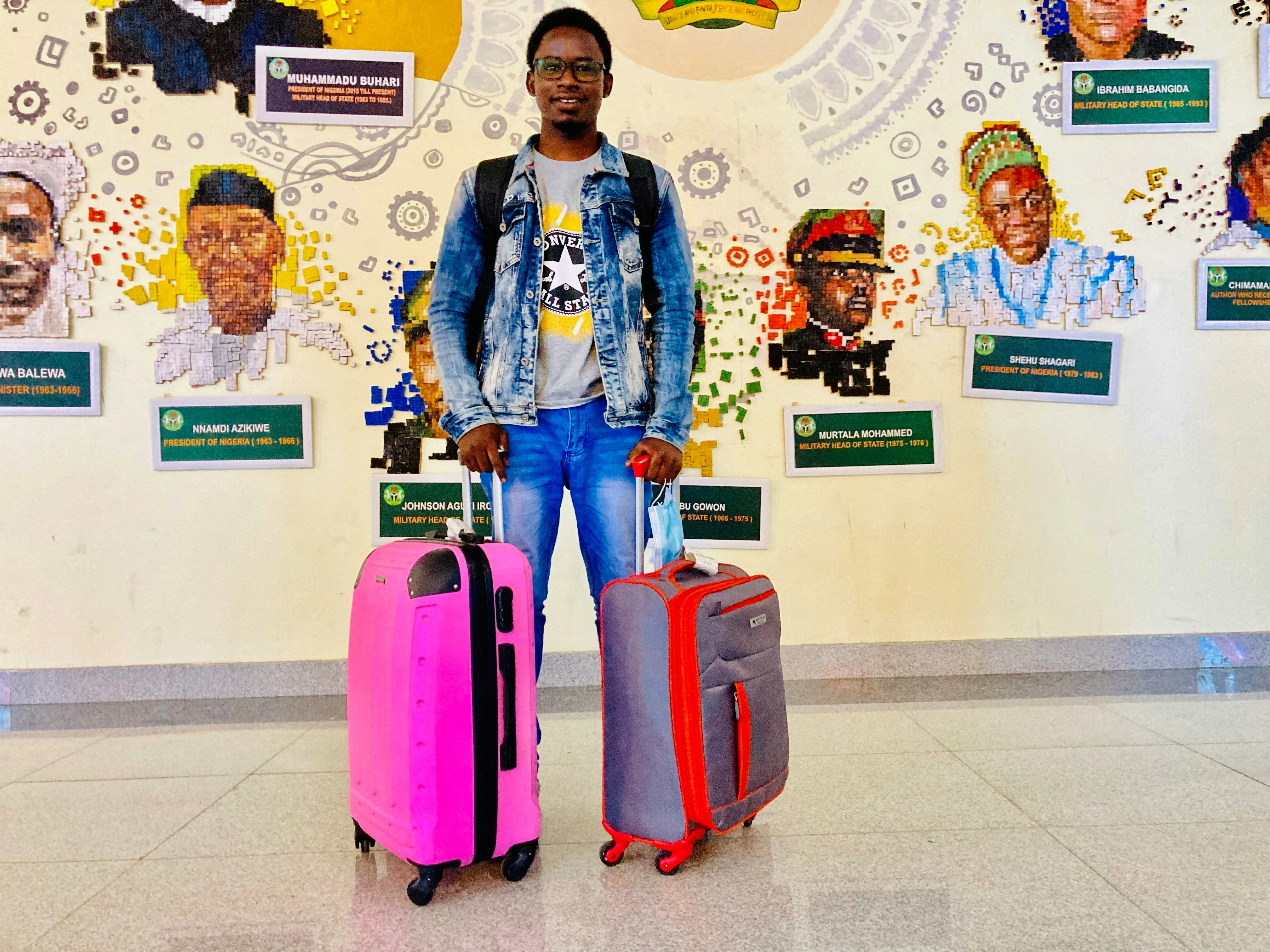 Traveler with luggage